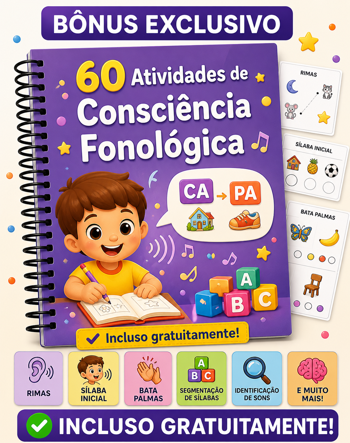 60 Atividades de Consciência Fonológica